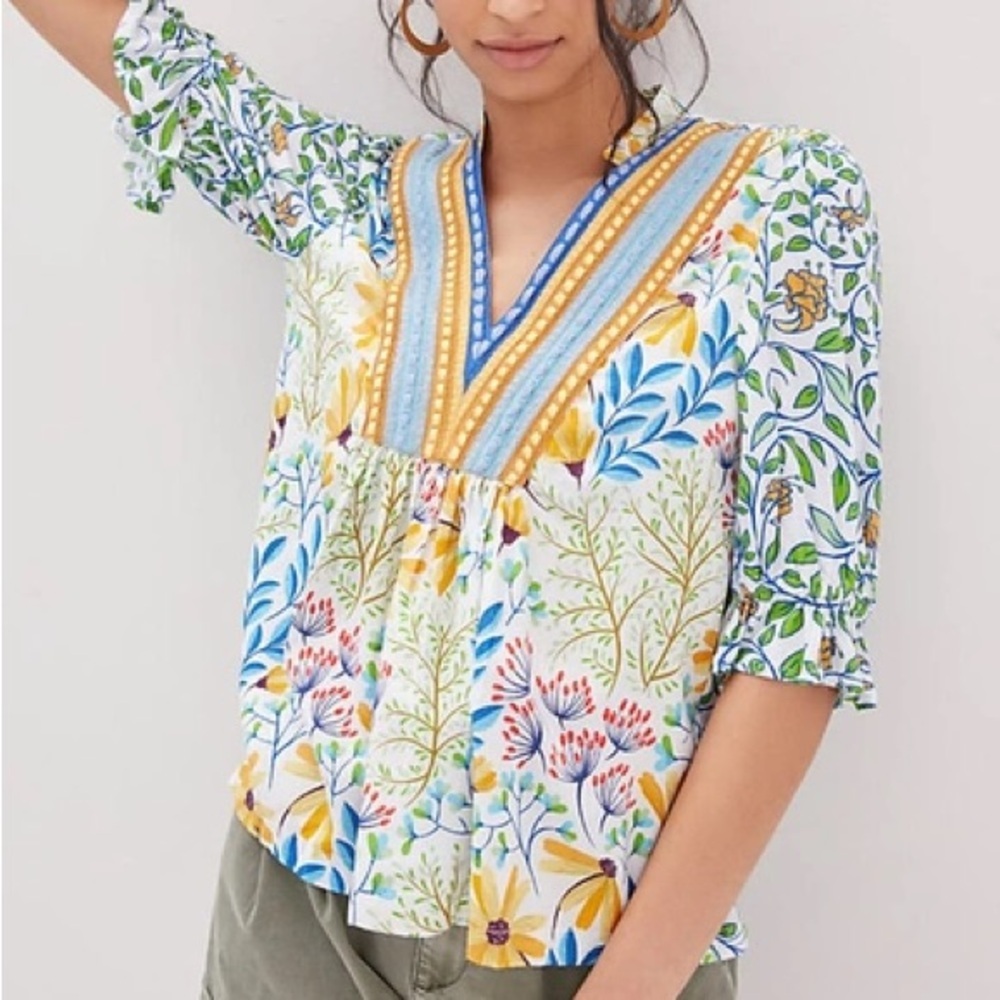 Anthropologie Bl-nk Stephanie Top